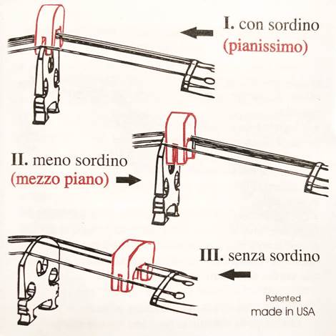 CM21 Leather Cello Mute