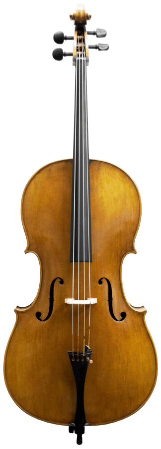 Master Lucienne Maple Leaf Strings Professional Cello with Bag String Power - Violin Store