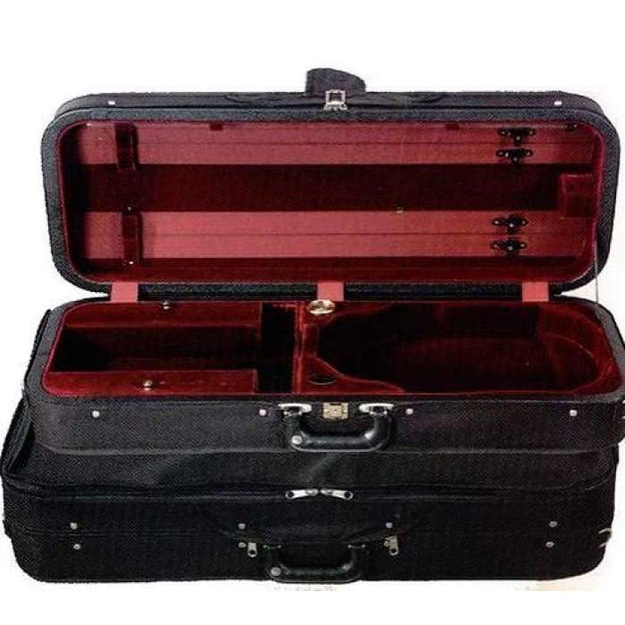 2005 Bobelock Featherlite Oblong adjustable Suspension Viola Case String Power