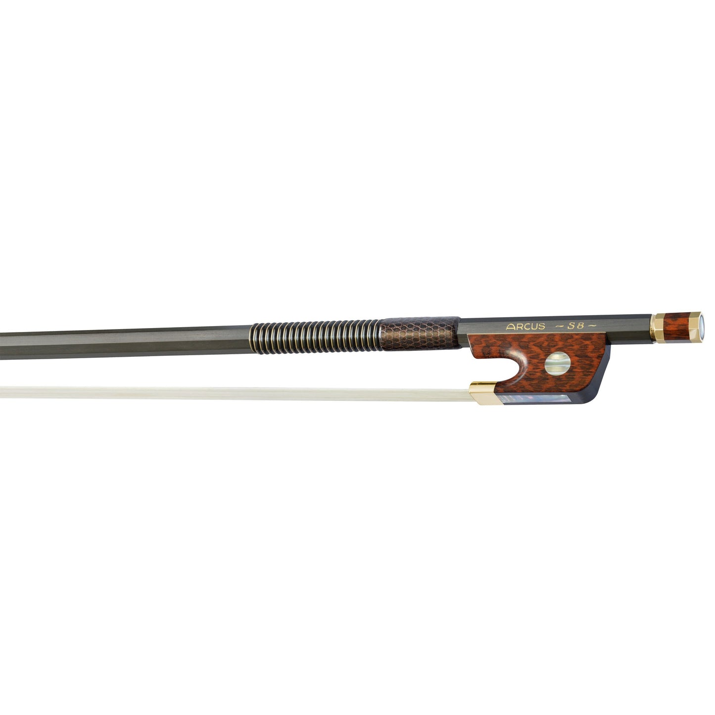 Arcus Bass Bow, S8, Gold String Power - Violin Shop