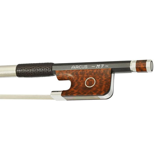 Arcus Viola Bow, M7, Silver, Round String Power - Violin Shop