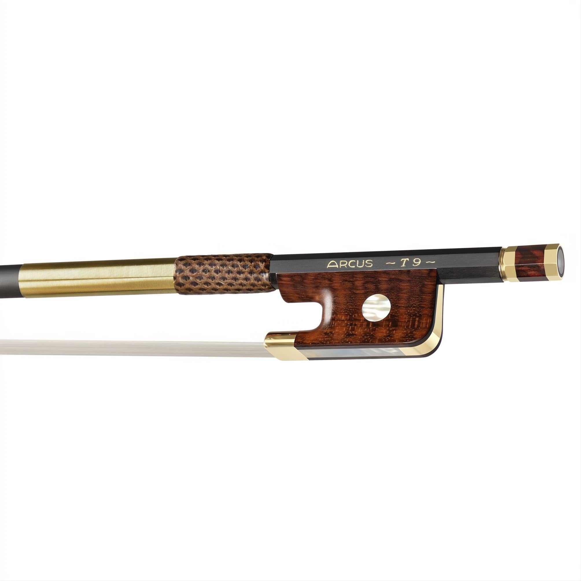 Arcus Viola Bow, T9, Gold, Round