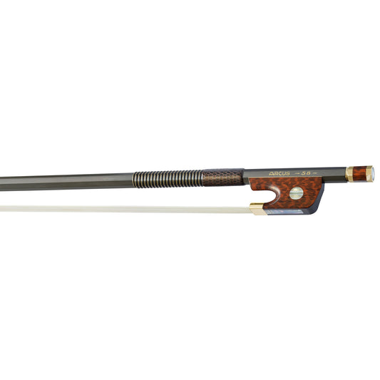 Arcus Violin Bow, S8 Silver or Gold String Power - Violin Shop