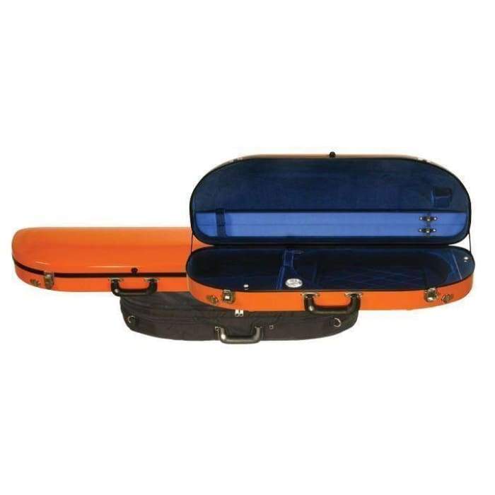 B2048 Bobelock Fiberglass Half Moon Suspension Viola Case String Power