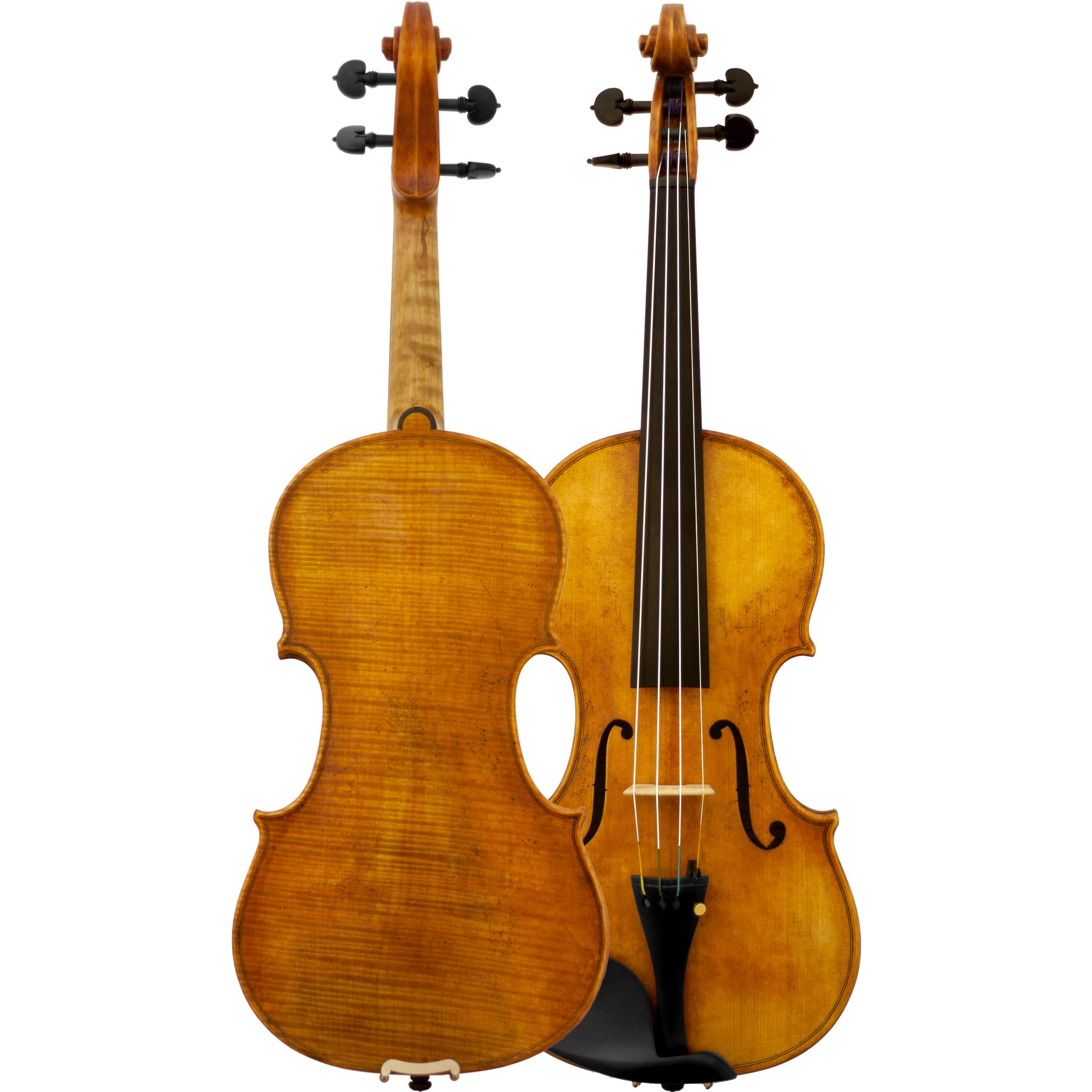 Bench Copy "Giuseppe" Maple Leaf Strings Professional Violin with Case String Power - Violin Shop