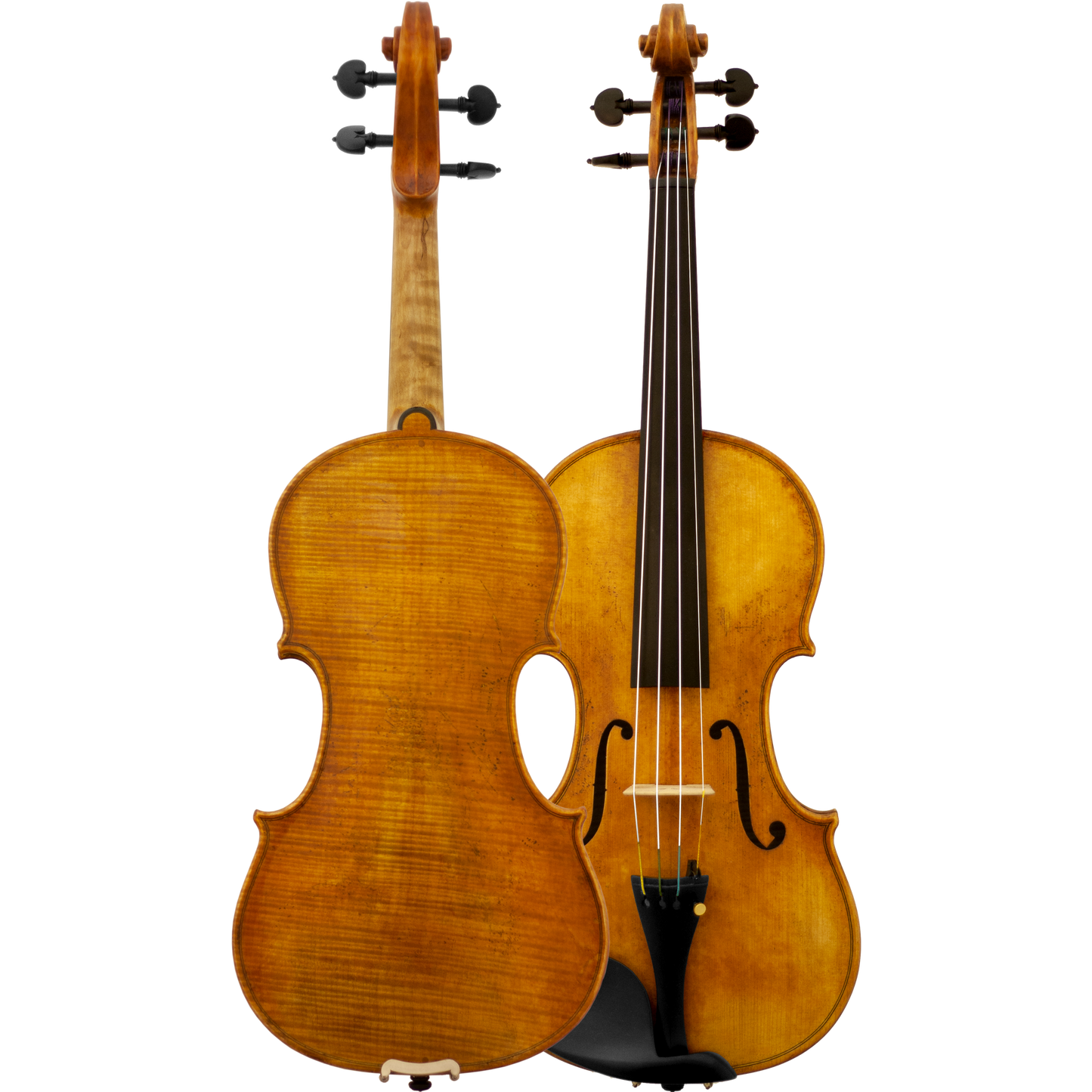 Bench Copy "Giuseppe" Maple Leaf Strings Professional Violin with Case String Power - Violin Shop