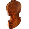 Burled Maple Maple Leaf Strings Advanced Violin with Case