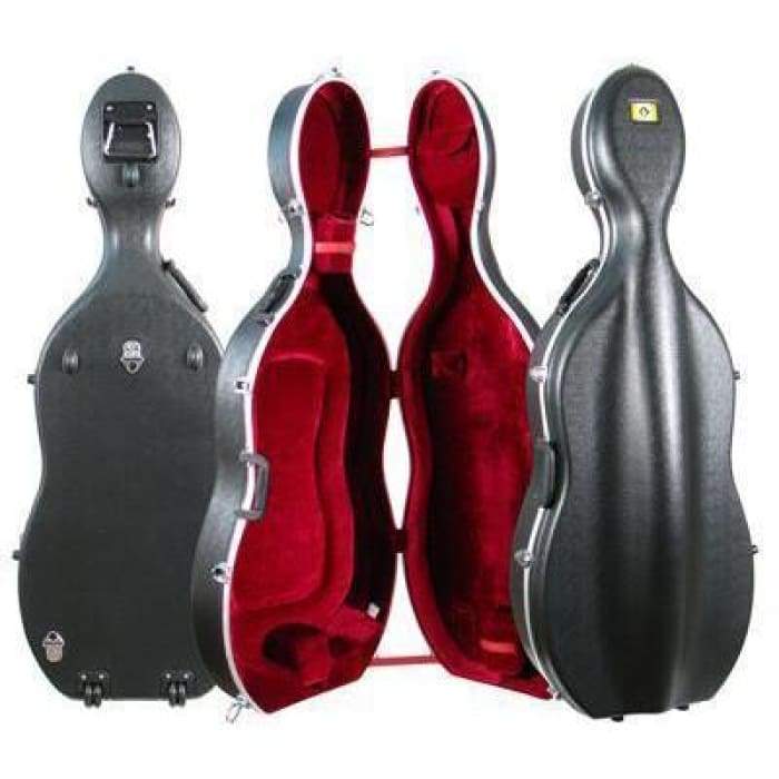 CC4225 Core Thermoplastic Cello Case with Wheels String Power