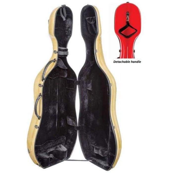 CC4300 Strong Fiberglass Case with Wheels. String Power