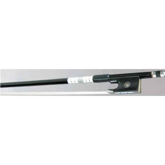 CSB104DB Black polished carbon graphite Bass Bow by Core French Style String Power
