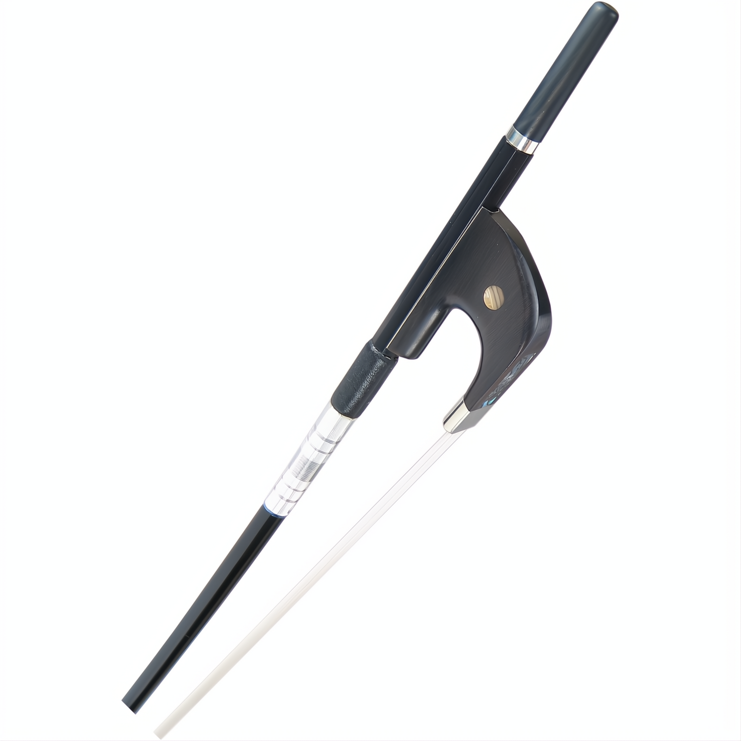 CSB104DB Black polished carbon graphite Bass Bow by Core German Style