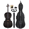Glasser Carbon Composite Acoustic Electric Cello Outfit with Bow & Case String Power
