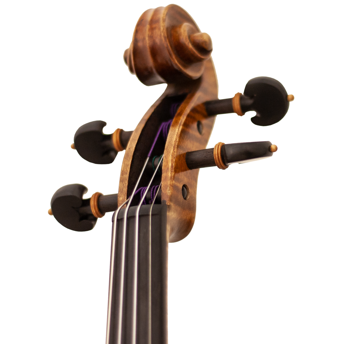 Master Lucienne Maple Leaf Strings Professional Violin with Case String Power - Violin Shop