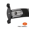 Pedi Elegante Violin Shoulder Rest, Carbon/Titanium Hardware
