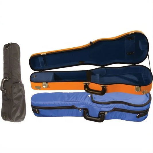 B1007FBLS Bobelock Fiberglass shaped Suspension Violin Case