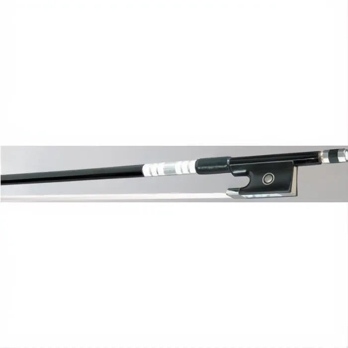 CSB104DB Black polished carbon graphite Bass Bow by Core French Style