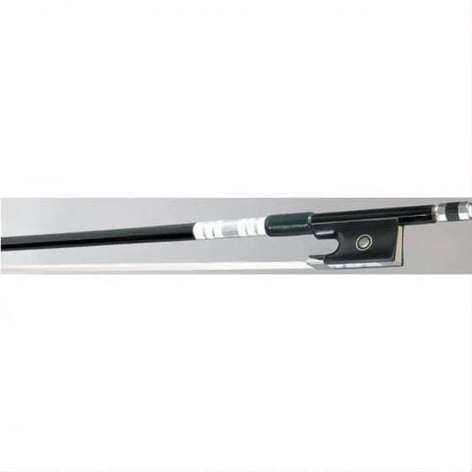 CSB104DB Black polished carbon graphite Bass Bow by Core French Style
