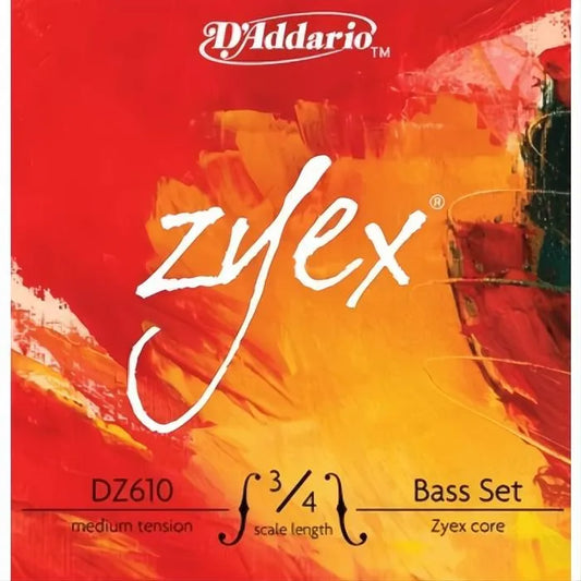 D'Addario Zyex Double Bass String Set