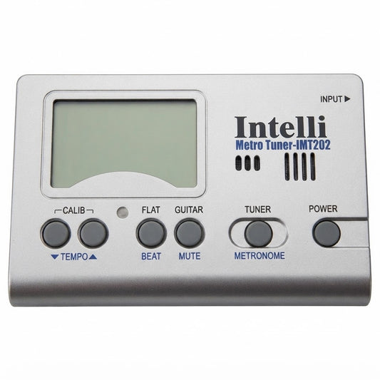Intelli 3-in-1 Electronic Guitar-Chromatic Tuner & Metronome