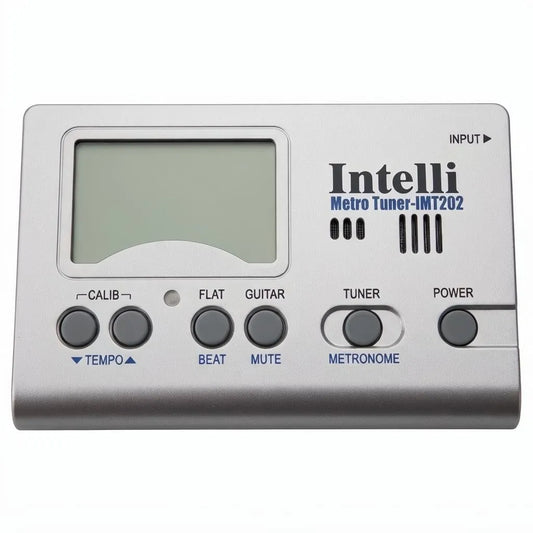 Intelli 3-in-1 Electronic Guitar-Chromatic Tuner & Metronome