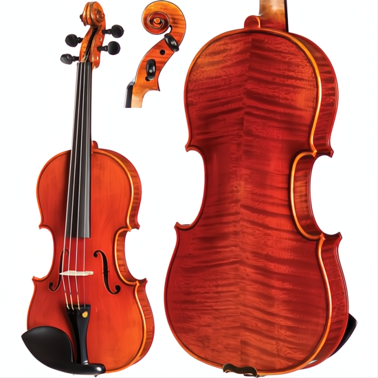 Vuillaume Aubert Lutherie Professional Violin with Case-Violin-String Power