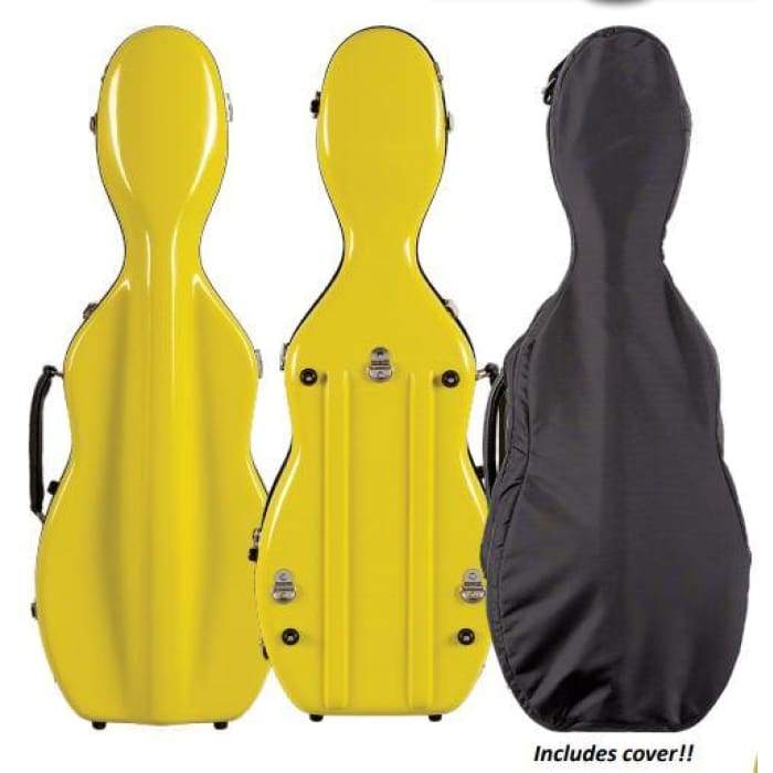 1062 Bobelock Cello-Shaped Fiberglass Violin Case String Power