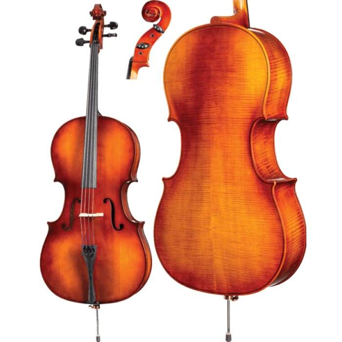 A33 Core Academy Beginner Cello Outfit with Bow and Bag String Power