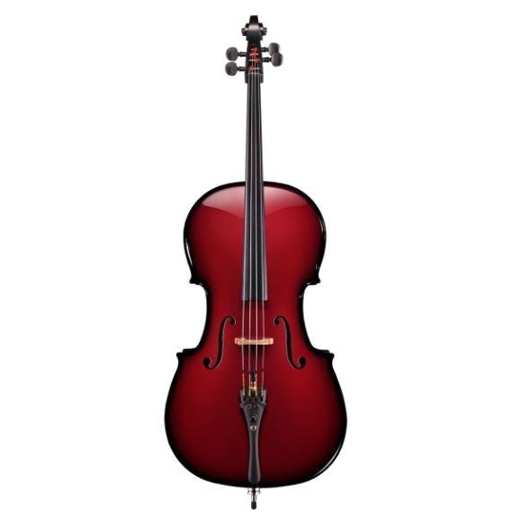 AEX Series Glasser Carbon Composite Acoustic Electric Cello Outfit with Bow & Case String Power - Violin Shop