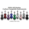 AEX Series Glasser Carbon Composite Acoustic Electric Violin String Power