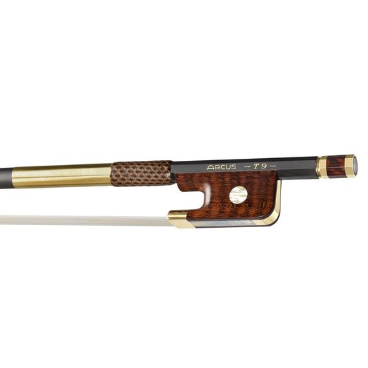 Arcus Viola Bow, T9, Gold, Round String Power - Violin Shop