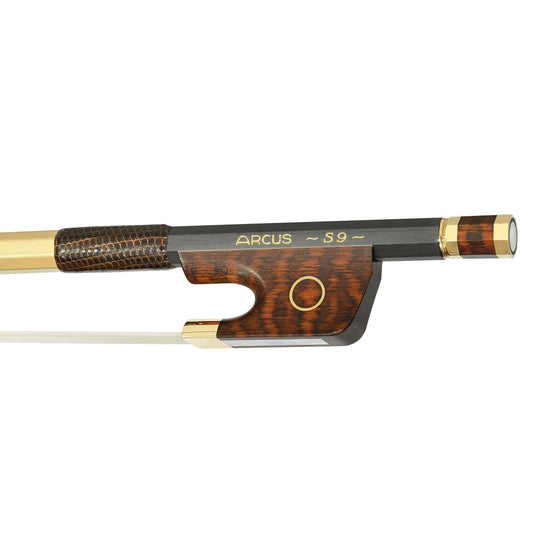 Arcus Violin Bow, S9, Gold, Octagonal String Power - Violin Shop