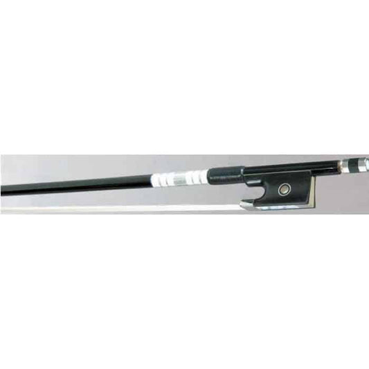 CSB104DB Black polished carbon graphite Bass Bow by Core French Style String Power 