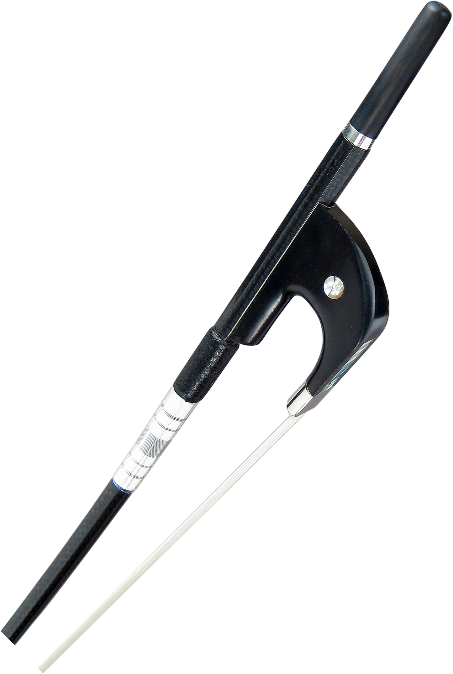 CSB204DB Core Black woven carbon fiber Bass Bow German Style String Power 