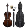 Glasser Carbon Composite Acoustic Cello Outfit with Bow and Case String Power