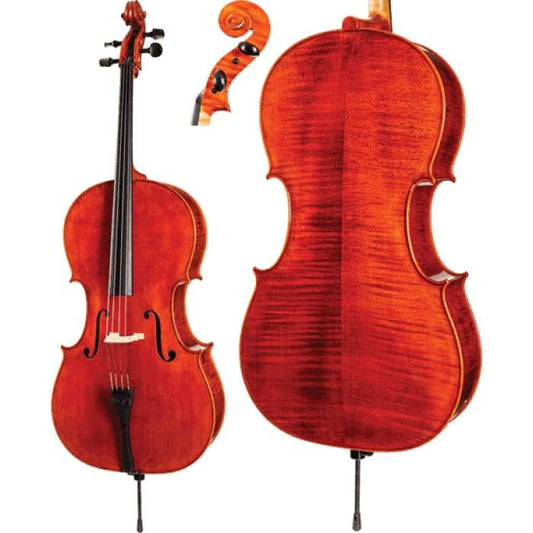 HC600 August Kohr Intermediate Cello with Bag String Power 